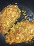 Corn flake and herb chicken