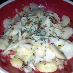 A picture of German Potato Salad.