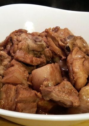A picture of AMIEs CHICKEN and PORK ADOBO.