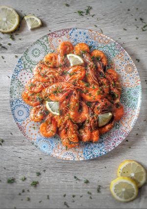 Foto resep Udang Saus Garlic Honey Lemon