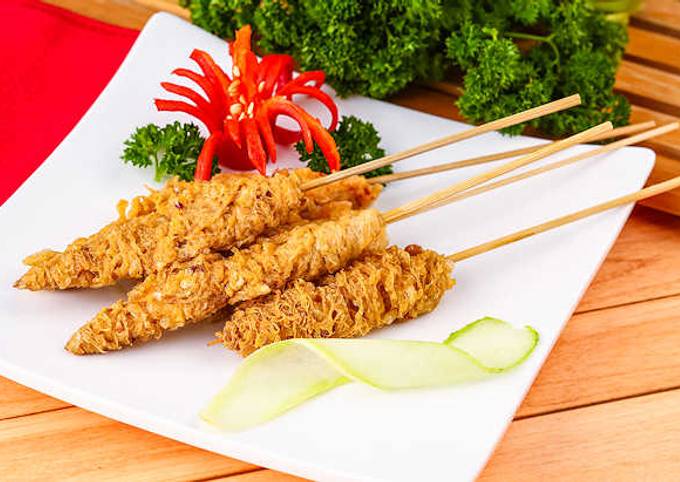 Sate Telur Gulung Pedas