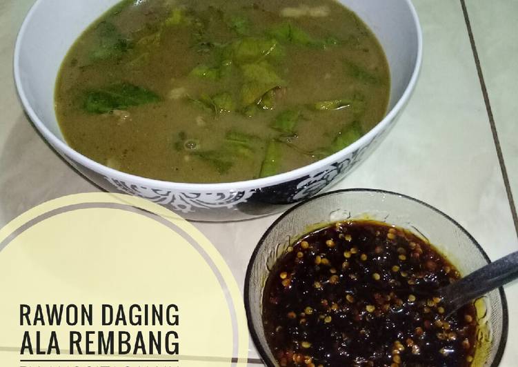 Rawon Daging ala Rembang