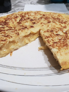 Una foto de Tortilla de coliflor