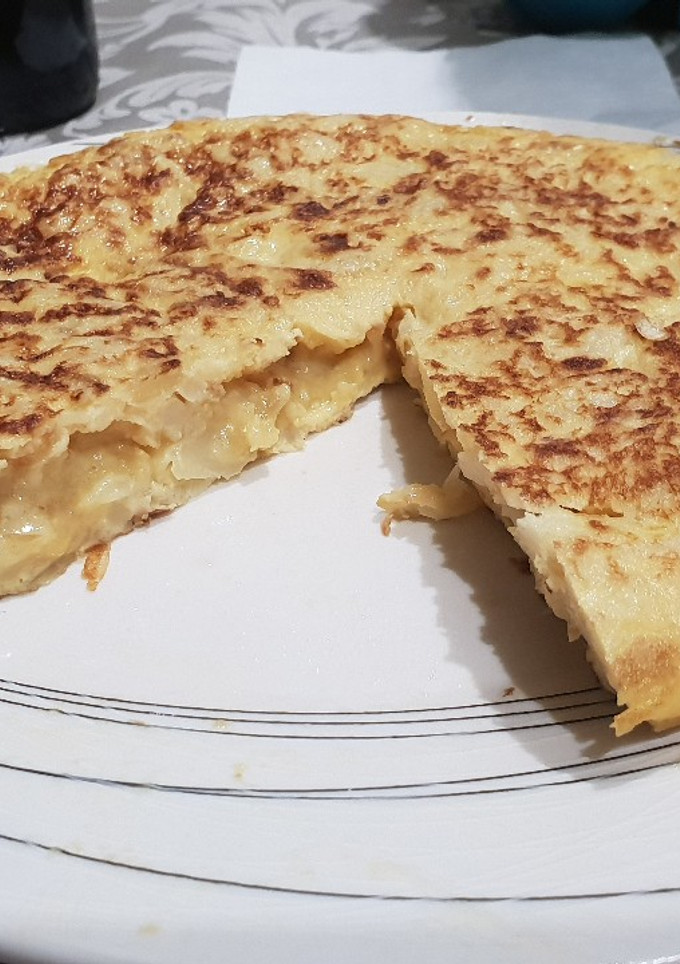Una foto de Tortilla de coliflor
