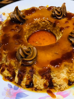 Una foto de Flan casero de dulce de leche ♥️