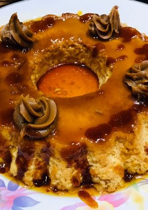 Una foto de Flan casero de dulce de leche ♥️