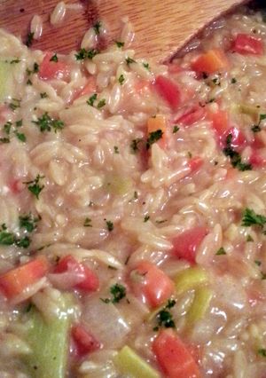 A picture of Orzo Risotto.