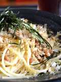 Easy Natto & Bonito Flake Pasta Lunch