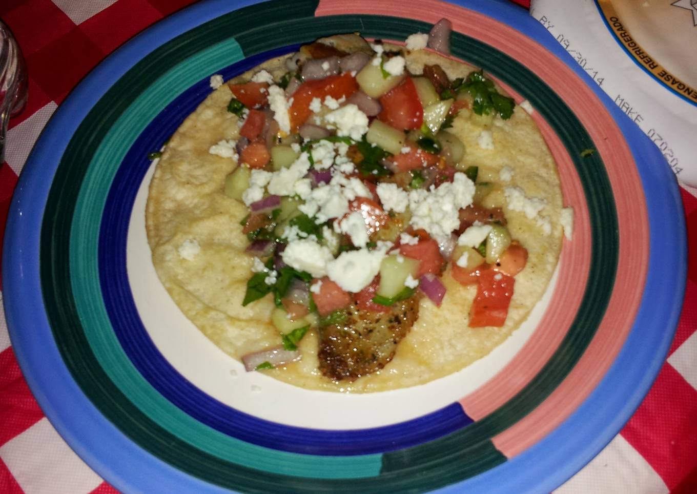 Simple Way to Make Favorite Fish tacoz w/cucumber Pico de gallo