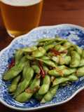 Spicy Garlic Edamame (Perfect with Beer)