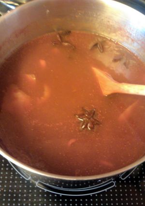 A picture of Sweet n sour sauce (base recipe).