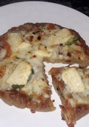 A picture of Maize flour chizi pizza.