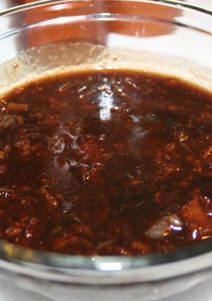 A picture of Glazed Bacon Jam.