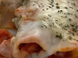 Canelones con zanahoria y verduras varias