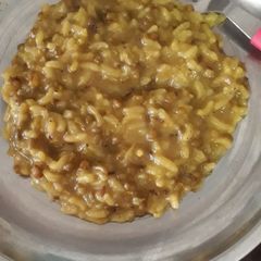 A picture of Moong daal khichdi.