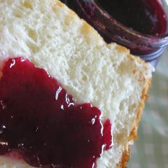 A picture of Blueberry Jam, Made in the Microwave.