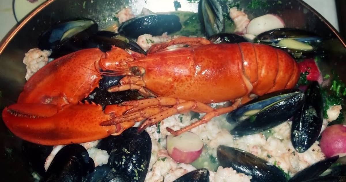 lobster mussels and langustinos Recipe by Okasan Cookpad