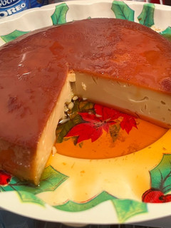 Una foto de Flan