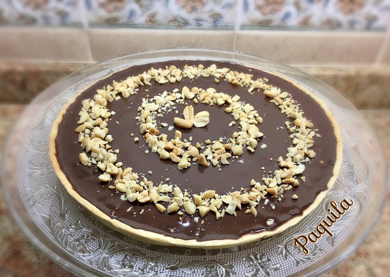 🥜Pastel 🥧 de chocolate 🍫 & cacahuetes 🥜