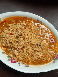 Foto resep Mie kuah super pedas