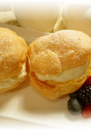 A picture of Crispy Cream Puffs - Use up Whole Eggs!.