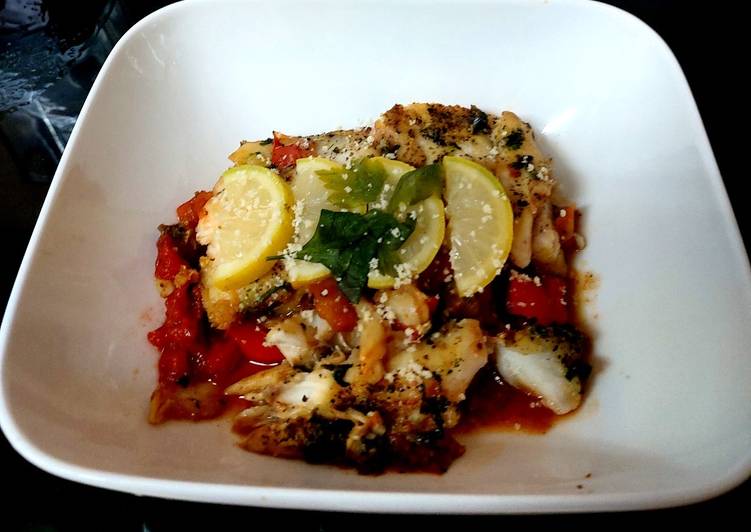 My Mediterranean Cod Fish and Sauce �?