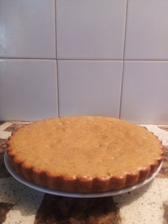 Una foto de Tarta de bananas y avena