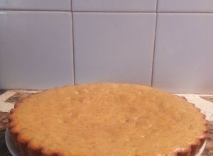Una foto de Tarta de bananas y avena