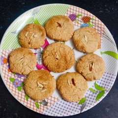 A picture of Coconut Farali Biscuits.