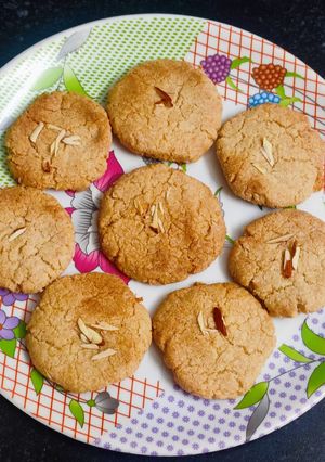 A picture of Coconut Farali Biscuits.