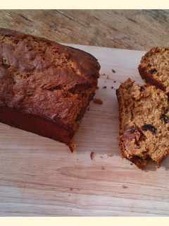 A picture of Banana Date Loaf.