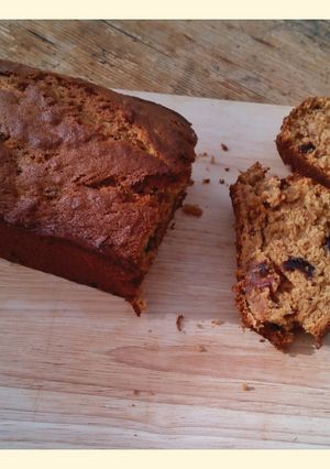 A picture of Banana Date Loaf.