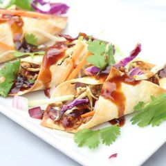 A picture of Slow Cooker Hawaiian BBQ Pork Tacos.
