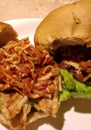 A picture of Vietnamese Style Chicken Sandwiches.