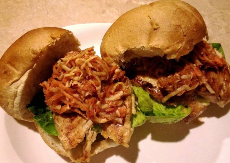 Recipe of Super Quick Homemade Vietnamese Style Chicken Sandwiches