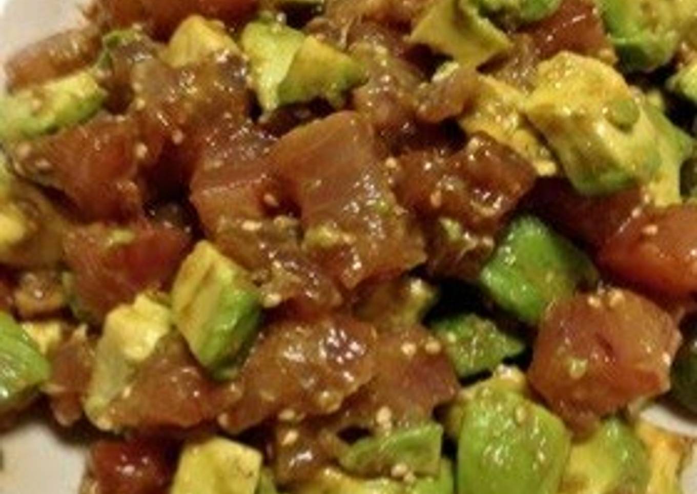 Tuna and avocado fillets