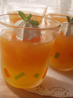 A picture of Canned Mandarin Orange Jello.