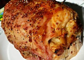 The New Way Cooking Recipe Bacon and Apple Stuffed Pork Loin Delicious Simple