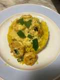 RISO PILAF con gamberi al curry