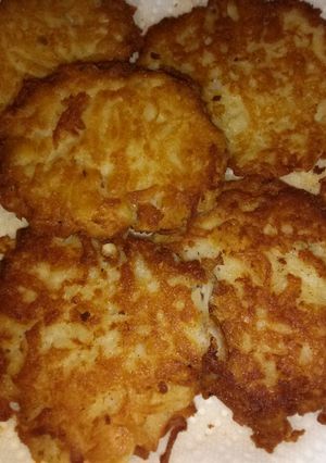 A picture of Nikki's Quickie Potato Pancakes.