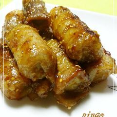 My Family's Favorite Meat-Wrapped Koya Dofu A picture of My Family's Favorite Meat-Wrapped Koya Dofu.