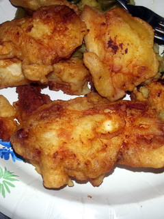 A picture of fried chicken.