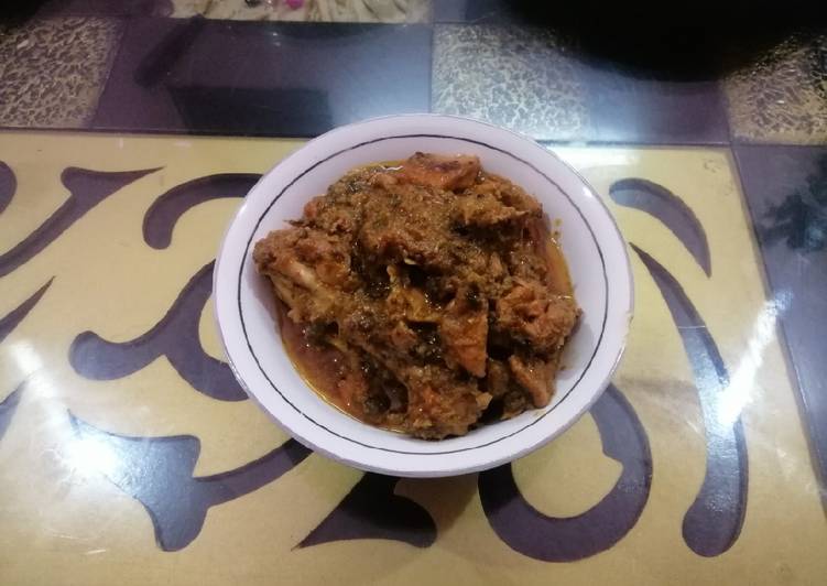 Recipe of Speedy Chukka Chicken/Green Sorrel Leaves with Chicken