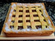 Una foto de pastafrola con harina 0000 y aceite