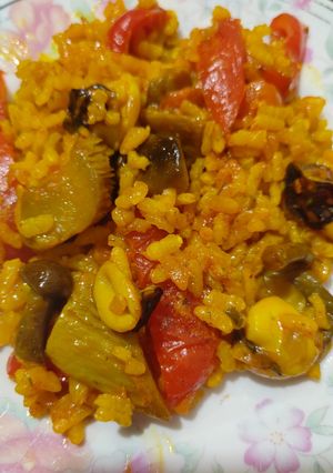 Foto principal de Arroz con chipirones y setas