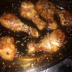 A picture of Sticky Chicken Drumsticks.