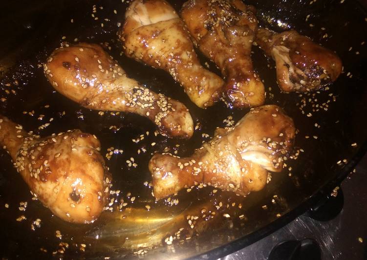 Sticky Chicken Drumsticks