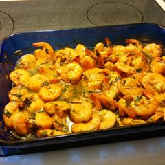 Lemon garlic shrimp A picture of Lemon garlic shrimp.