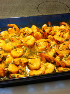 A picture of Lemon garlic shrimp.
