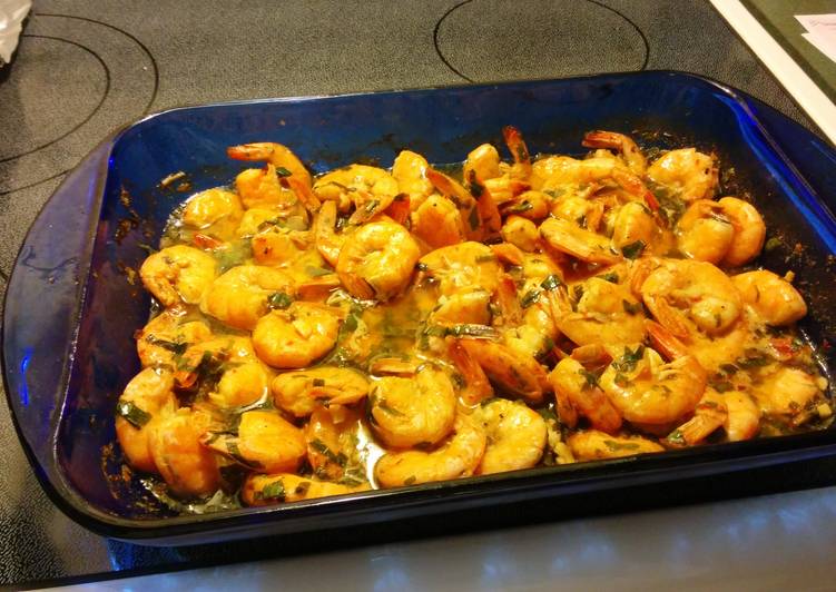 Easiest Way to Make Any-night-of-the-week Lemon garlic shrimp